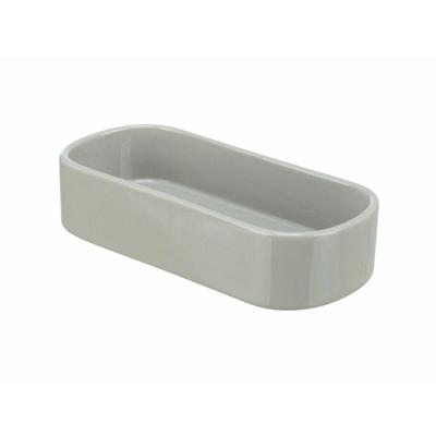 TRIXIE VOERBAK / DRINKBAK OVAAL KERAMIEK ASSORTI 22X10 CM 600 ML