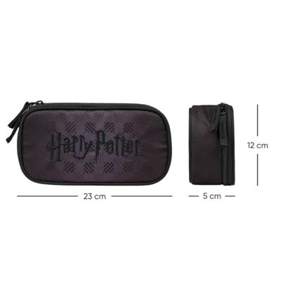 Baagl School etui Harry Potter Hogwarts 1-rits Zwart