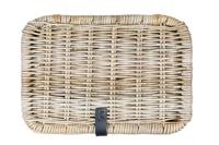 Fietsmand Basil Dax S met deksel 27 x 37 x 24 cm - grijs - thumbnail