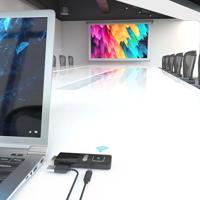 HDMI-adapter Aisens ASWL-H2K30M001-BK Zwart - thumbnail