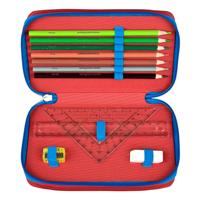 Undercover Super mario 3-vaks gevulde etui - thumbnail