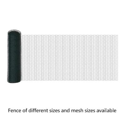 VidaXL Hexagon hek groen 0,6 x 25 m pvc