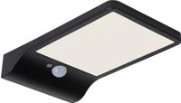 Lucide BASIC - Wandlamp - Zonne-energie - LED - 1x3W 2700K - IP44 - Beweging & dag/nacht sensor - Zwart - thumbnail