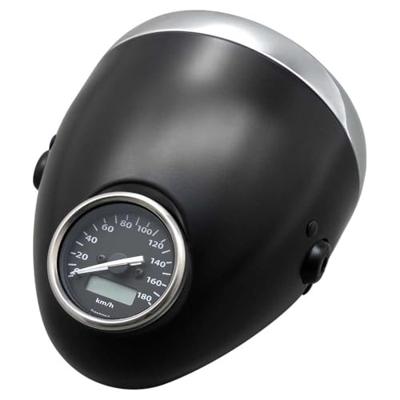DAYTONA Headlights,vintage h4 60/55w, 5 3/4 black.