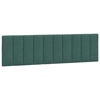 Bed met matras fluweel donkergroen 180x200 cm