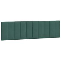 Bed met matras fluweel donkergroen 180x200 cm - thumbnail