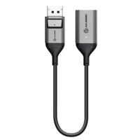 ALOGIC ULDPHDA-SGR video kabel adapter 0,2 m DisplayPort HDMI Zwart, Zilver - thumbnail