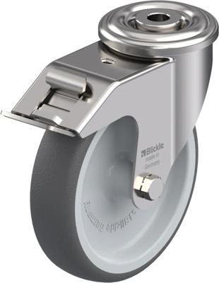 Blickle LEXR-PATH 125G-FI Zwenkwiel met rem Wieldiameter: 125 mm Draagvermogen (max.): 150 kg 1 stuk(s) Blickle LEXR-PATH 125G-FI Zwenkwiel met rem Wieldiameter: 125 mm Draagvermogen (max.): 150 kg 1 stuk(s)