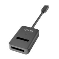 USB-naar-SATA-adapter voor Harde Schijf Aisens ASUC-M2D011-BK - thumbnail