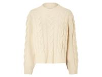 esmara Grofgebreide dames trui (Beige, M (40/42)) - thumbnail