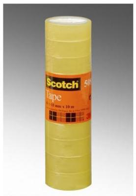 Plakband scotch 508 15mmx10m transparant