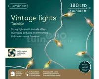 Kerstverlichting Vintage 180 LED 18m Multi - thumbnail