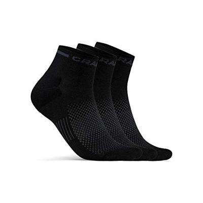 Craft 1910637 Core Dry Mid Sock 3-Pack - Black - 34/36 Craft 1910637 Core Dry Mid Sock 3-Pack - Black - 34/36