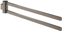 Handdoekhouder GROHE Selection Dubbel Draaibaar Hard Graphite Geborsteld - thumbnail