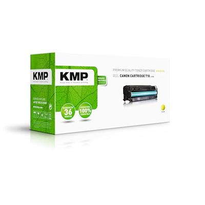 KMP Tonercassette vervangt Atos, Canon, Wincor Nixdorf 718 Compatibel Geel 2900 bladzijden C-T22 KMP Tonercassette vervangt Atos, Canon, Wincor Nixdorf 718 Compatibel Geel 2900 bladzijden C-T22