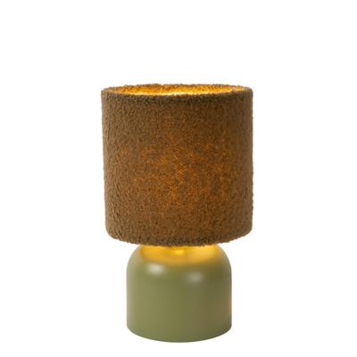 Lucide WOOLLY - Tafellamp - Ø 16 cm - 1xE14 - Groen
