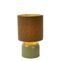 Lucide WOOLLY - Tafellamp - Ø 16 cm - 1xE14 - Groen - thumbnail