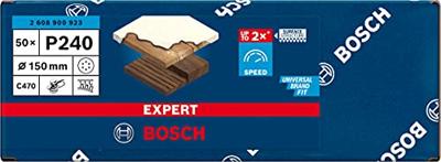 Bosch Accessories EXPERT C470 2608900923 Excenterschuurpapier Geperforeerd Korrelgrootte (num) 240 (Ø) 150 mm 50 stuk(s) Bosch Accessories EXPERT C470 2608900923 Excenterschuurpapier Geperforeerd Korrelgrootte (num) 240 (Ø) 150 mm 50 stuk(s)