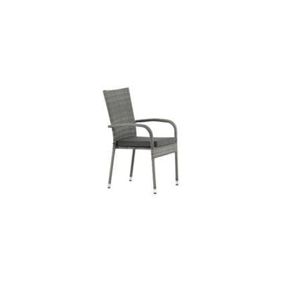 Nohr Tuinstoel 'Demareo' Wicker, kleur Grijs