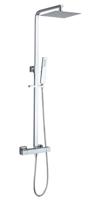 Regendouche Wiesbaden Rombo Eco Twenty Opbouwset Thermostaatkraan 20cm Chroom - thumbnail