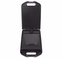 Klembordkoffer MAULbreed A4 staand met opbergvak large topopening PP zwart - thumbnail