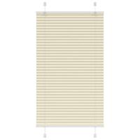 VidaXL Plissé rolgordijn 70x150 cm stofbreedte 69,4 cm polyester crème - thumbnail
