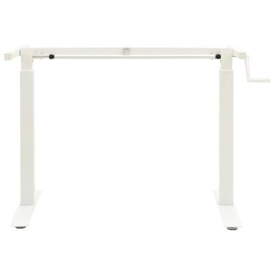 Zit-stabureauframe met slinger handmatig wit - thumbnail
