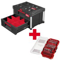 Milwaukee PACKOUT™ Gereedschapskoffer met twee lades - 4932472129 - thumbnail