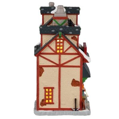 Blackthorne Glassworks battery operated Led Kerst LEMAX - Lemax Blackthorne Glassworks battery operated Led Kerst LEMAX - Lemax