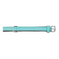 Hondenhalsband Gloria Gestoffeerd turquoise (35 cm) (35 x 1,5 cm) - thumbnail