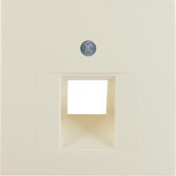 Centraalplaat UAE doos 1 x RJ45 Berker S1 creme 14078982