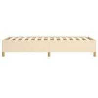 Bedframe stof crmekleurig 90x190 cm - thumbnail