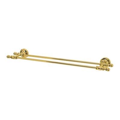 Dubbele Handdoekhouder Sapho Perla 64.5 cm Goud Dubbele Handdoekhouder Sapho Perla 64.5 cm Goud