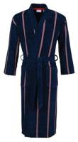 Carl Ross Carl Ross Heren Badjas Kimono 663100 nightblue/deep red 60/62 - thumbnail