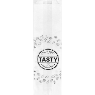 Zak | Frikandelzak | Ersatzpapier | Nr. 10 | 9.5/ 3 |25x34cm | TASTY | wit | 5 kg