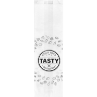 Zak | Frikandelzak | Ersatzpapier | Nr. 10 | 9.5/ 3 |25x34cm | TASTY | wit | 5 kg - thumbnail