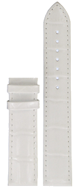 Horlogeband Tissot T610032784.XL Leder Wit 19mm