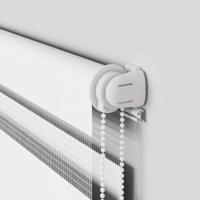 Zebra rolgordijn 100x150 cm stofbreedte 95,9 cm polyester wit - thumbnail