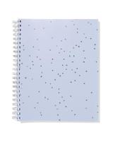 HEMA Collegeblok A4 gelinieerd sterren (blauw) - thumbnail