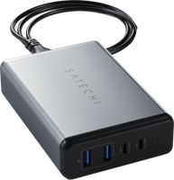SATECHI 108W USB-C PD Desktop Oplader - 2 USB-C PD & 2 USB-A Poorten - Voor M2/ M1 Macbook Pro/Air, M2/ M1 iPad Pro/Air, iPhone 14 Pro Max/14 Pro/14 Plus (Vs), iPhone 15 Pro Max/15 Pro/15/15 Plus - thumbnail