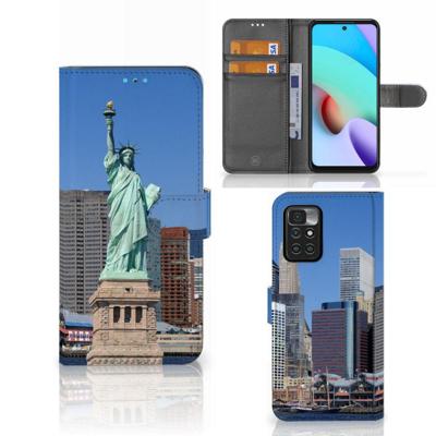 Xiaomi Redmi 10 | Flip Cover | Vrijheidsbeeld Xiaomi Redmi 10 | Flip Cover | Vrijheidsbeeld