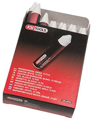 KS Tools 100.4050 Signaalkrijt, wit, verpakking van 12 stuks