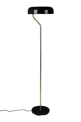 Dutchbone Vloerlamp 'Eclipse' 130cm, kleur Zwart Dutchbone Vloerlamp 'Eclipse' 130cm, kleur Zwart