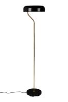 Dutchbone Vloerlamp 'Eclipse' 130cm, kleur Zwart - thumbnail