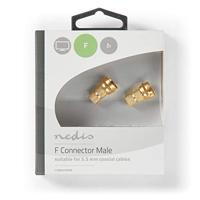Nedis F-Connector | Male | Twist-On | 5.5 mm | 2 Stuks | 1 stuks - CSBW41907ME CSBW41907ME - thumbnail