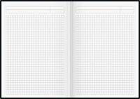 König & Ebhardt Notitieboek 8655227 Zwart DIN A5 Geruit - thumbnail