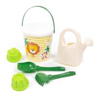 Cavallino safari xl emmerset met zandvormen leeuw, 8dlg. - thumbnail