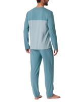Schiesser Schiesser Pyjama Long bluegrey 181170 56/XXL - thumbnail