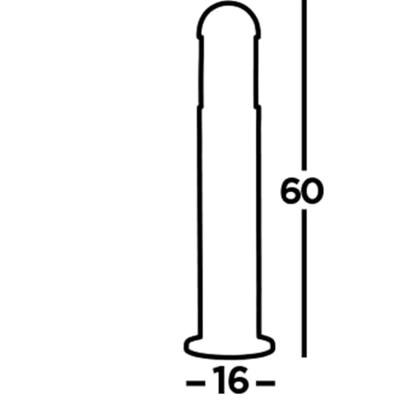 Searchlight Zwarte staande lampBronx 60cm - 7900-600BK