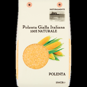 Naturalmente Polenta Gialla Italiana 100% Naturale 250 g bij Jumbo Naturalmente Polenta Gialla Italiana 100% Naturale 250 g bij Jumbo